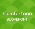 丸みがかわいらしいシンプルフォント「Comfortaa」 #LOVEFONT